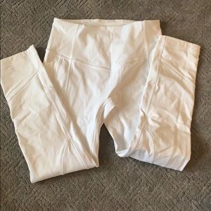 Lululemon White Leggings